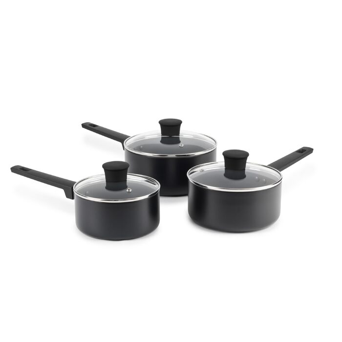 Набір сковорідок Russell Hobbs COMBO-8694 Shield 5 предметів (20/24/28 см) з антипригарним покриттям для індукційних плит