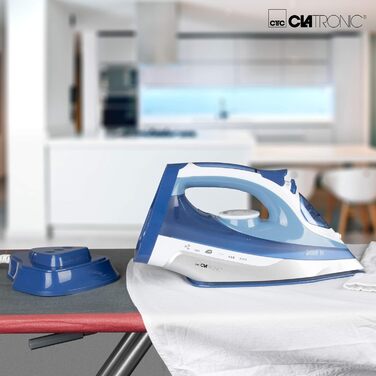 Бездротова праска Clatronic DB 3706 з керамічною підошвою, 7 функцій, плавне регулювання температури
