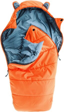 Дитячий спальний мішок Deuter Little Star 3720021, жовто-синій, ліва блискавка