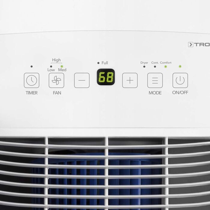 Осушувач повітря TROTEC TTK 32 E електричний, 14 л/добу, для квартири та спальні, площа до 15 м², авто-вимкнення, 0,35 кВт