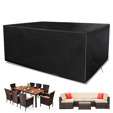 Чохол для садових меблів водонепроникний 420D Oxford 150x90x70 см, захист від сонця, вітру та дощу