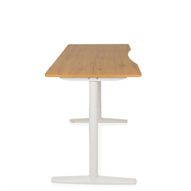 Письмовий стіл STAND PRO R 140 x 70 з електричним регулюванням висоти дуб hjh OFFICE