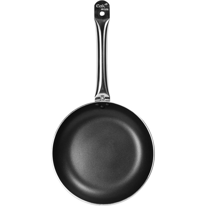 Сковорода Topkapi Gourmet Expert 22 см, антипригарна, індукційна, алюмінієва, потрійне покриття, ручка з нержавіючої сталі, професійна якість