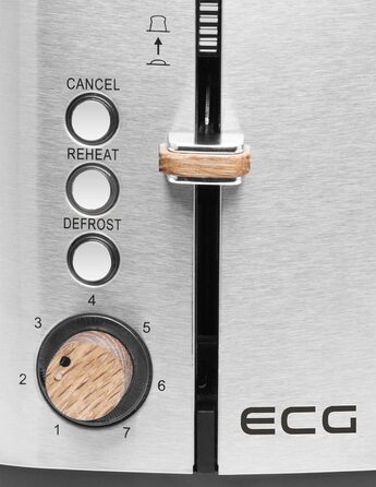 Електрична плита ECG ST 2767 Timber з дерев'яною поверхнею