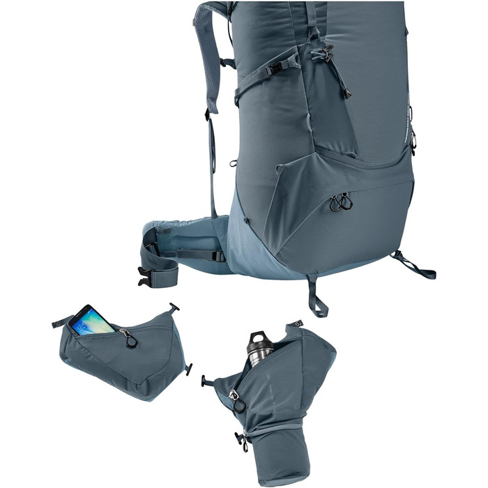 Туристичний рюкзак Deuter Aircontact Core 70+10 л графітовий