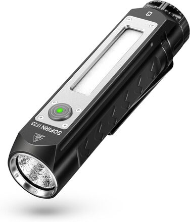 Ліхтарик Sofirn IF23 LED 4000 Люмен, багатокольоровий, потужний, акумуляторний, USB-C, 8 режимів яскравості для кемпінгу, риболовлі, пошуку, вулиці