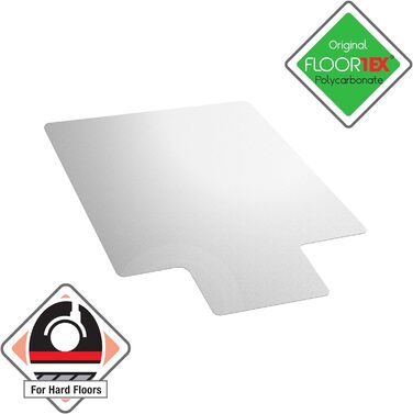 Захисний килимок для підлоги Floortex, полікарбонат, прозорий, 119x89 см