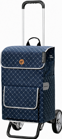 Візок для покупок ANDERSEN Alu Star Shopper Tamo, антрацит, 51 л, з рефлектором, термоізоляцією, алюмінієвий, регульована висота, знімні колеса