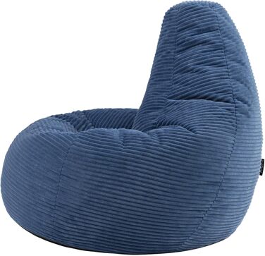 Крісло-мішок Icon Dalton для геймерів, 2 шт., Denimblau (синій джинс) - зручне крісло для вітальні, спальні