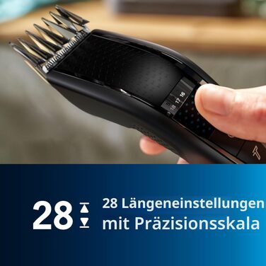 Машинка для стрижки волосся Philips Series 7000 HC7650/15 з технологією Trim-n-Flow, 28 насадок