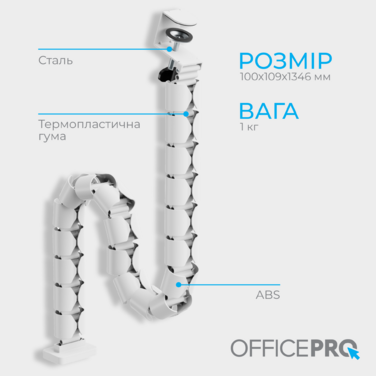 Органайзер для кабелю OfficePro CM730W White