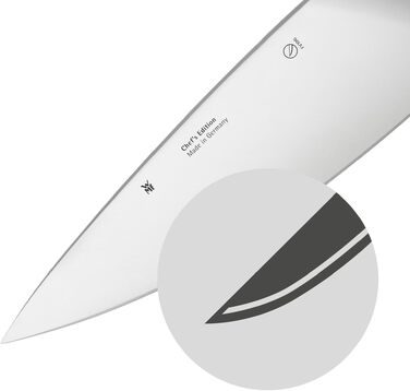 Набір кухонних ножів WMF Chef's Edition (3 предмети), ковані, зі спеціальної сталі Performance Cut у дерев'яному боксі, Made in Germany