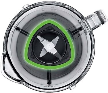Блендер стаціонарний Braun PowerBlend 1 JB1050WH 600 Вт, скляна колба 1.5 л, чорний - для смузі, подрібнення льоду та приготування пюре