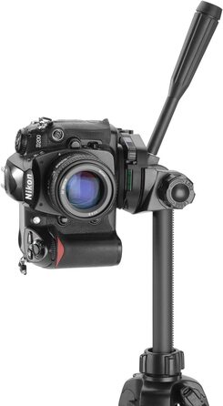 Штатив CULLMANN Alpha 1800 Mobile BT з тримачем для смартфона та Bluetooth-пультом, 140 см, 3D-головка, вантажопідйомність 2 кг, чорний