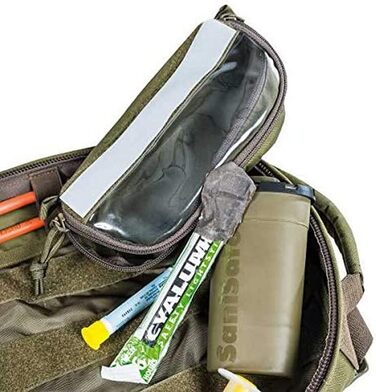 Тактичний медичний рюкзак Tasmanian Tiger TT Medic Assault Pack MK II S, порожній, для екстреної допомоги, подорожей, медиків, туризму, велоспорту, оливковий колір