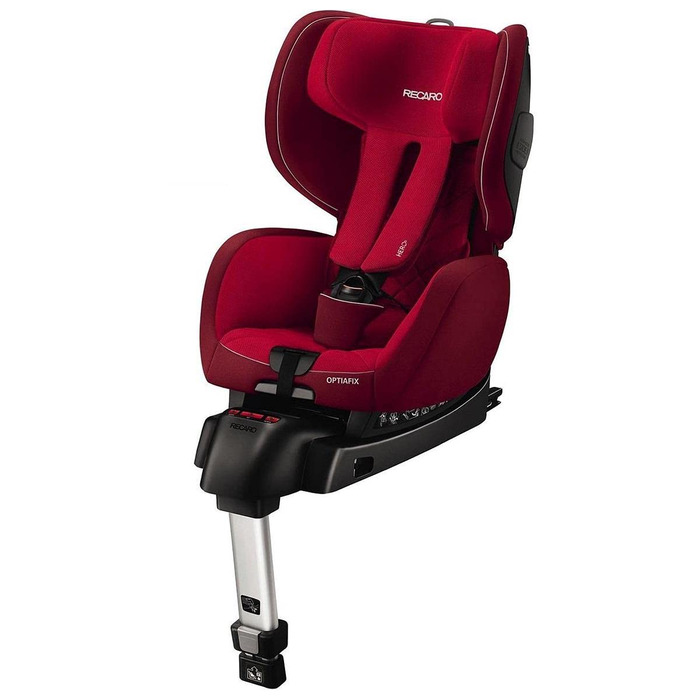 Дитяче автокрісло RECARO Optiafix, червоне, ISOFIX