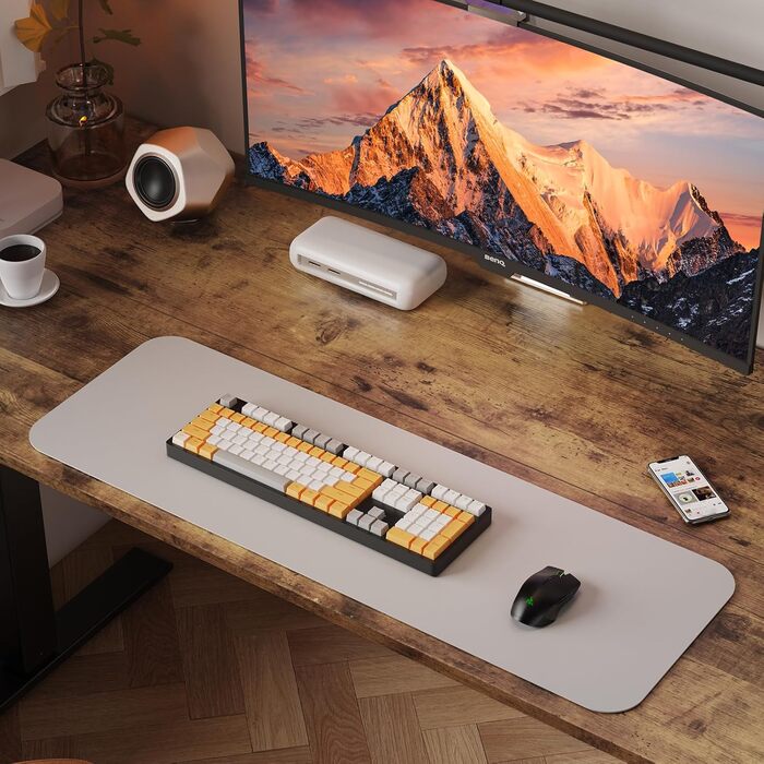 Регульований стіл WALKINGDESK для дому та офісу: електричний, з пам'яттю, 140x60 см, рустикальний коричневий