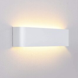 Світильник настінний LED Lightess, білий, 16W, IP44, алюмінієвий, для вітальні, спальні, коридору, тепле біле світло, сучасний дизайн