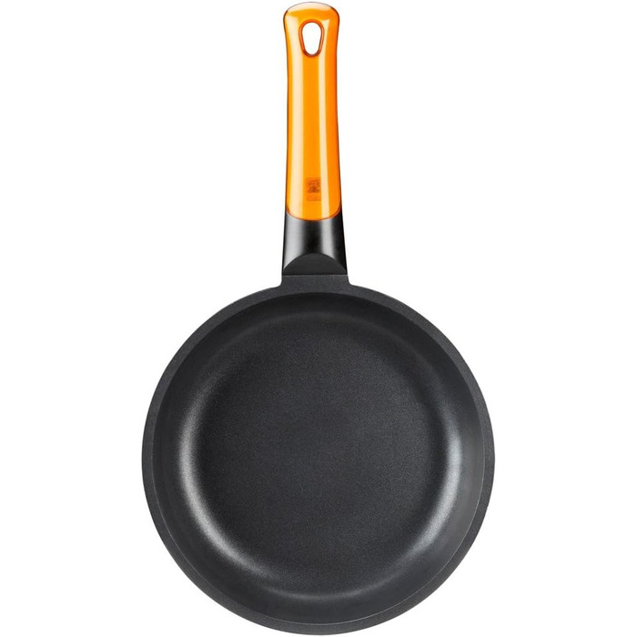 Набір сковорідок BRA Efficient Orange, алюмінієвий, чорний, 3 шт. (20/24/28 см)