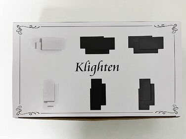 Klighten LED настінні світильники 24W, 2 шт, сучасні, для вітальні, спальні, коридору, теплий білий 3000K, темно-сірі