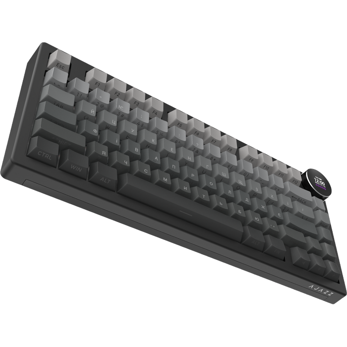 Бездротова механічна клавіатура Ajazz AK820 V2 White Peach Switch (AK820-V2-WP-S-BG)