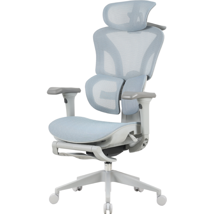 Крісло офісне OfficePro Elite OC950GLB Gray/Light Blue