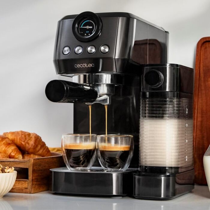 Кавомашина Cecotec Cafelizzia ColdBrew: Еспресо, Капучино, Холодний Кава, 20 бар, Паровий кран, Нержавіюча сталь