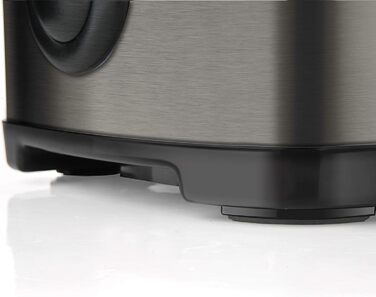 Соковижималка BLACK+DECKER BXJE600E, 600 Вт, для овочів і фруктів, з нержавіючої сталі, 62 мм, 2 швидкості, 2 контейнери для соку та м’якоті