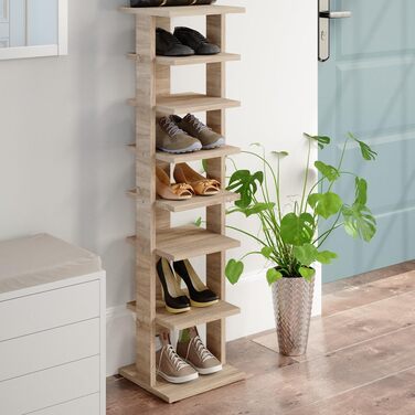 Тумба для взуття Vicco Sara, дуб Сонома, 26.7 x 110 см