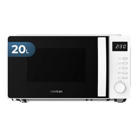Мікрохвильова піч Cecotec Proclean 5105 Silver 20L з грилем, технологією 3DWave та функцією розморожування, біла