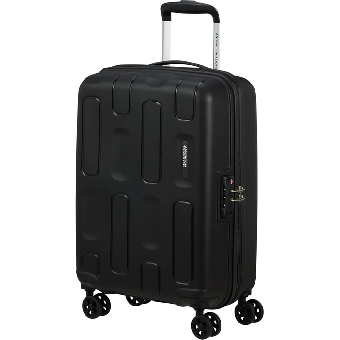 Валіза American Tourister Ellipso, спінер, 55 см, 32 л, чорна, ручна поклажа