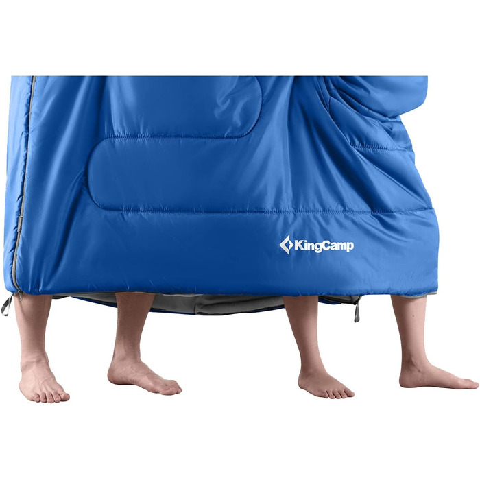 Двомісний туристичний спальний мішок KingCamp Oxygen 250D XL, до -3°C