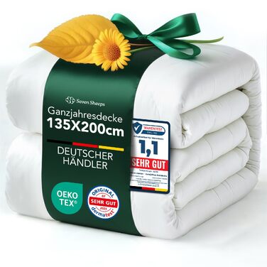 Літня ковдра Premium Duvet 135x200 см, гіпоалергенна всесезонна ковдра для сну