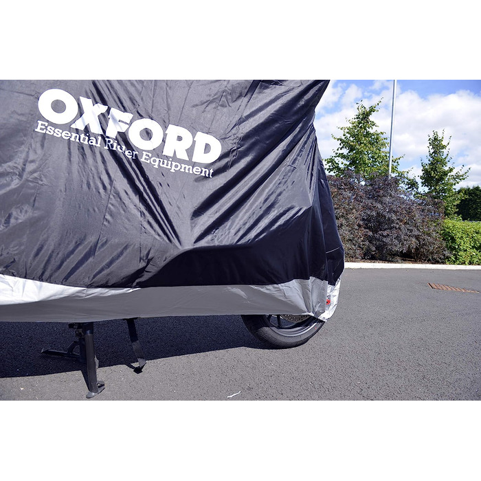 Водонепроникний захисний чохол для мотоцикла Oxford Aquatex Outdoor, чорно-сірий, розмір L