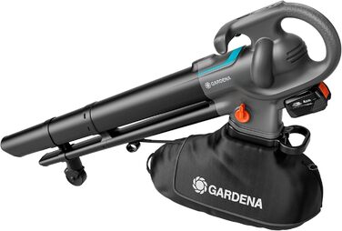 Садовий повітродув та збирач листя Gardena PowerJetCollect Solo, потужний, міцний, з металевим ротором