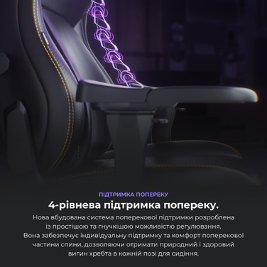 Крісло ігрове Anda Seat Kaiser 4 Grey Fabric Size XL