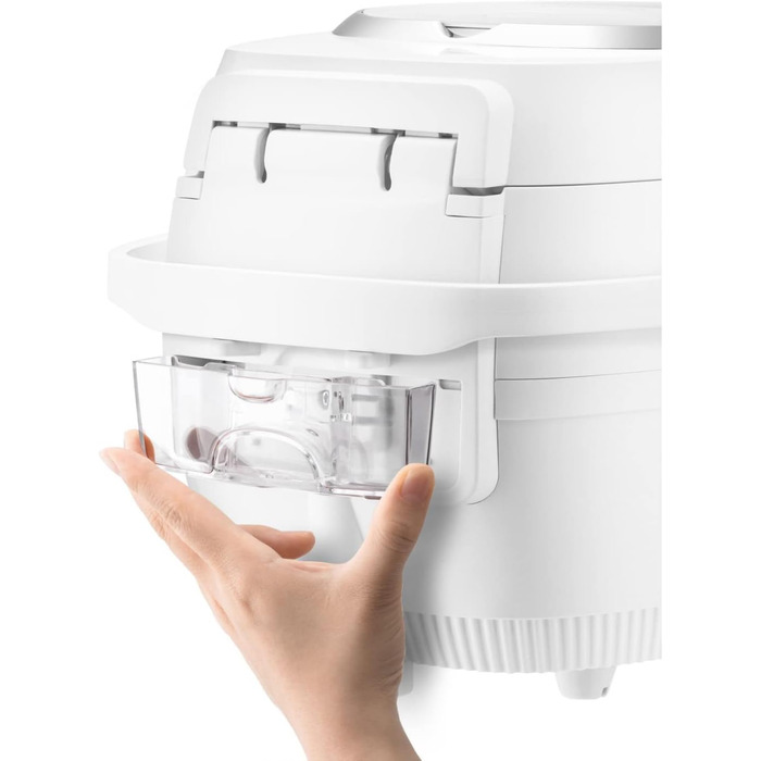 Мультирісварка та пароварка Cuckoo CR-1020F, 1.8 л, 890 Вт, 14 програм, таймер, функція автоочищення, біла