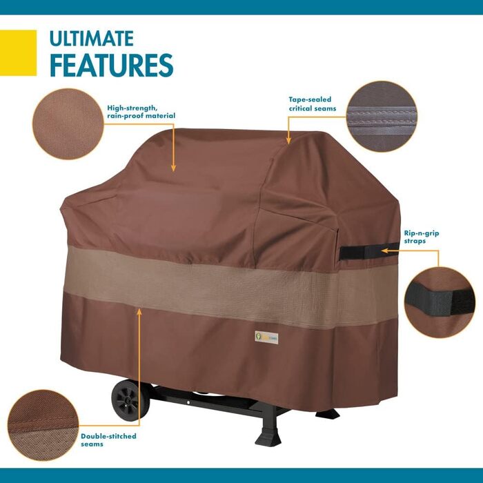 Чохол для гриля Duck Covers Ultimate, водостійкий, 80 дюймів