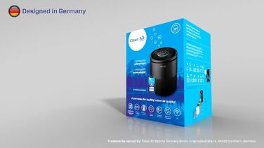 Очистувач повітря Clean Air Optima CA-503 Smart HEPA UV-LED іонізатор, компактний, безшумний вентилятор <10дБ, для кімнат до 30 м², очищення 140 м³/год