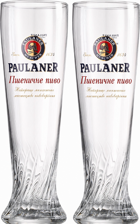 Пивний келих для пшеничного пива Paulaner, 0.5 л, набір 2 шт.