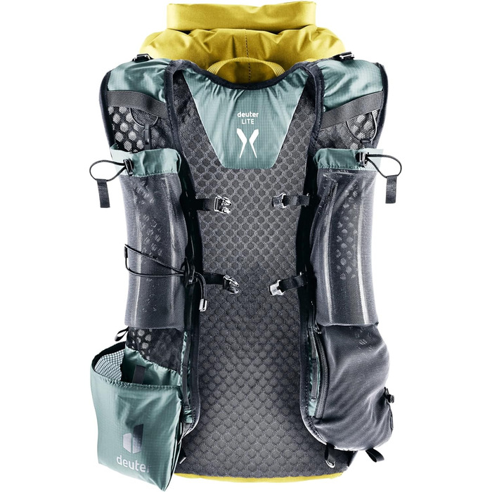 Водонепроникний альпіністський рюкзак Deuter Vertrail 16 л, жовто-бірюзовий