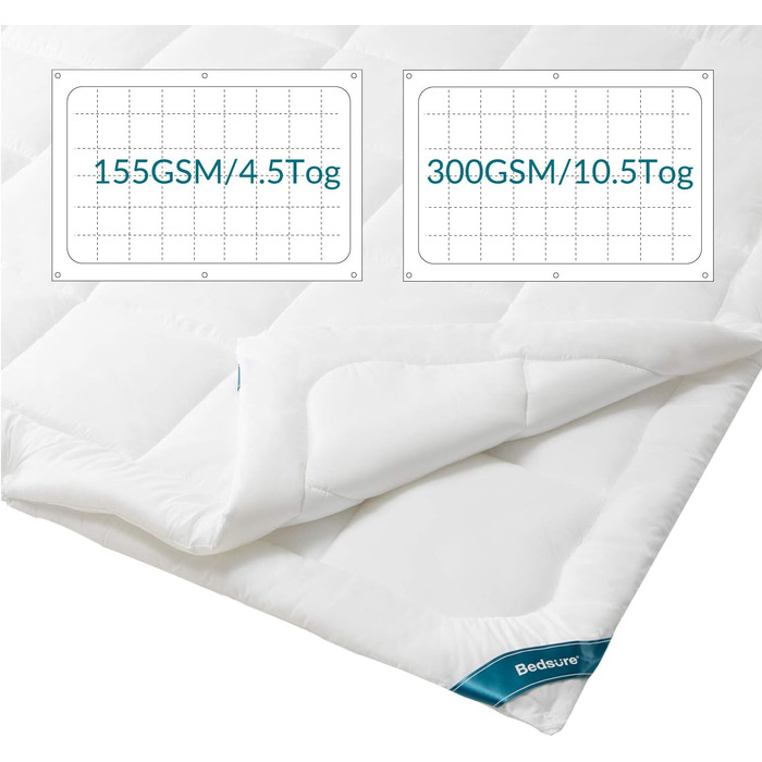 Зимова ковдра BEDSURE 135x200 см, тепла ковдра для сну (450 г/м²), преміум-якість