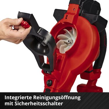 Акумуляторний лістозбір Einhell GE-CL 36/230 Li E-Solo Power X-Change (18V, функція збору та видування, турбо-режим, з насадкою для збору та видування, без акумулятора та зарядного пристрою)