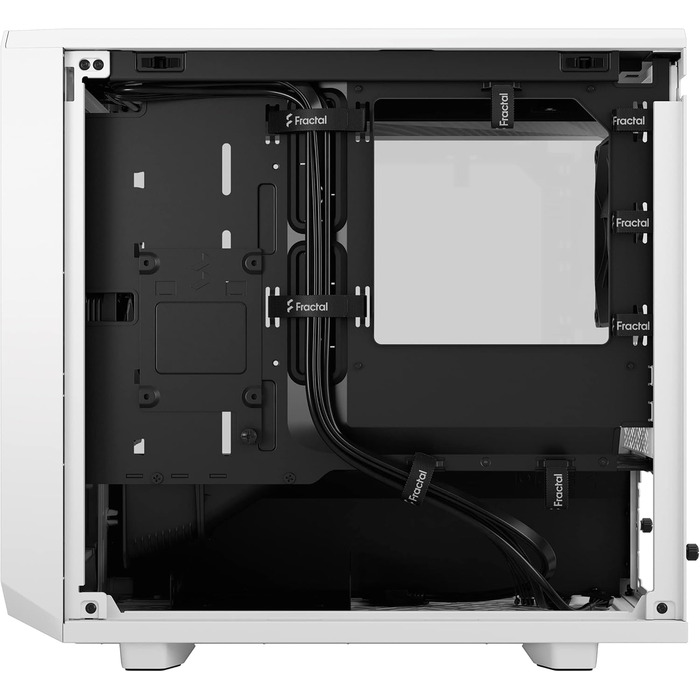 Корпус Fractal Design Meshify 2 Nano White TG Clear Tint, білий, скляна панель, компактний, для ігрових ПК