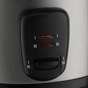 Рисівварка Russell Hobbs 1.8л з функцією пароварки, нержавіюча сталь, скляна кришка, антипригарне покриття, ложка та мірний стакан