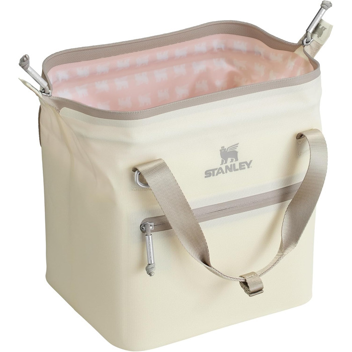 Сумка-холодильник Stanley 1913 All-Day Julienne Maxi Cooler, 7.0 л, кремова (100% перероблений поліестер, з ручкою та ременями)