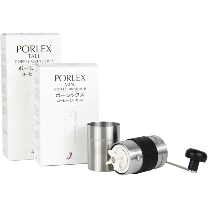 Кавомолка ручна Porlex Mini II для еспресо та альтернативи, нержавіюча сталь