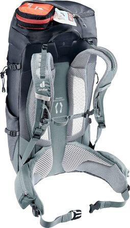 Рюкзак Deuter Trail Pro 36 л для туризму та альпінізму, чорний (модель 2024)