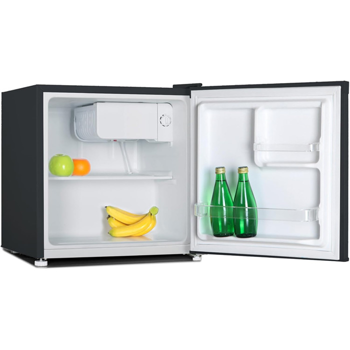 CHIQ Mini Bar: Компактний міні-холодильник 46 л з регулюванням температури, 39 дБ, для офісу, кемпінгу, спальні, готелю, чорного кольору