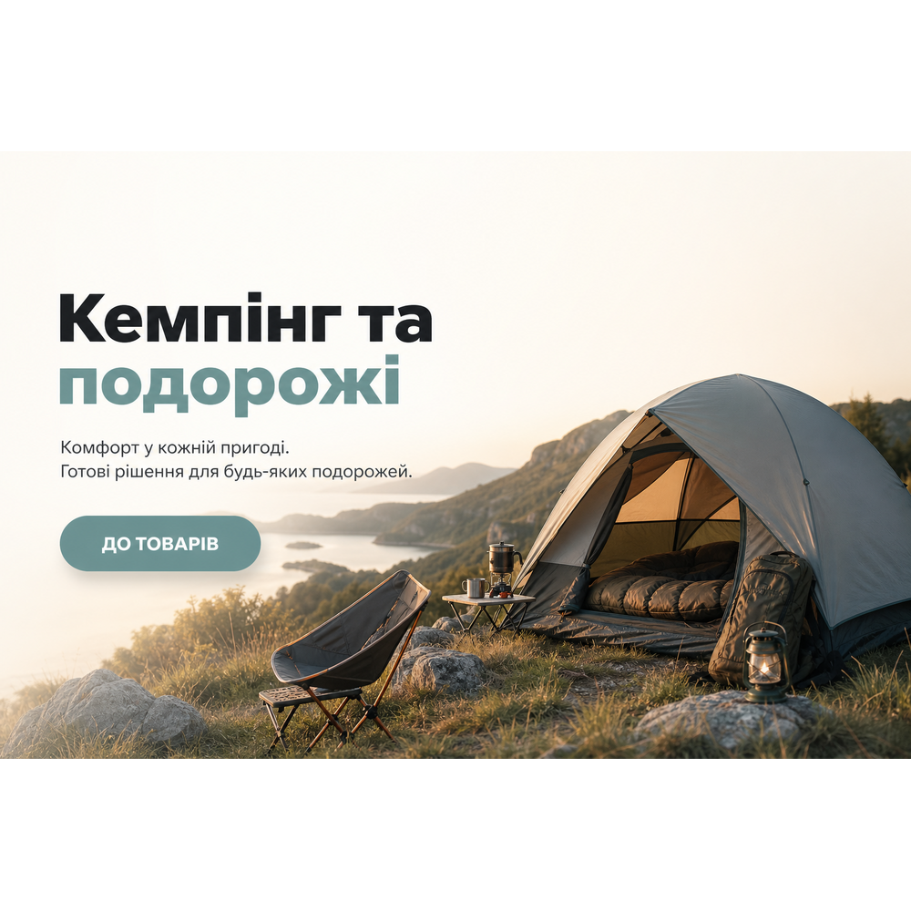 Кемпінг та подорожі